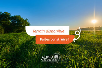 Terrain de 350m2 sur la commune de Pauillac au prix de 65000&euro; avec Alpha Constructions