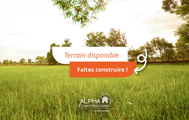 Terrain de 481m2 sur la commune de Estillac au prix de 47000&euro; avec Alpha Constructions