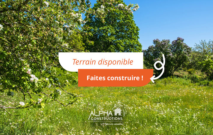 Terrain de 850m2 sur la commune de Pujols au prix de 36000&euro; avec Alpha Constructions