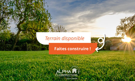 Terrain de 490m2 sur la commune de Agen au prix de 50000&euro; avec Alpha Constructions