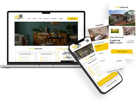 Avec notre configurateur ya’K construire.com, choisissez votre maison sur plan, votre terrain, vos options et chiffrez votre projet !