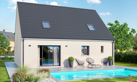 Modèle de maison opaline - 87 ou 108 m² par Alpha Constructions