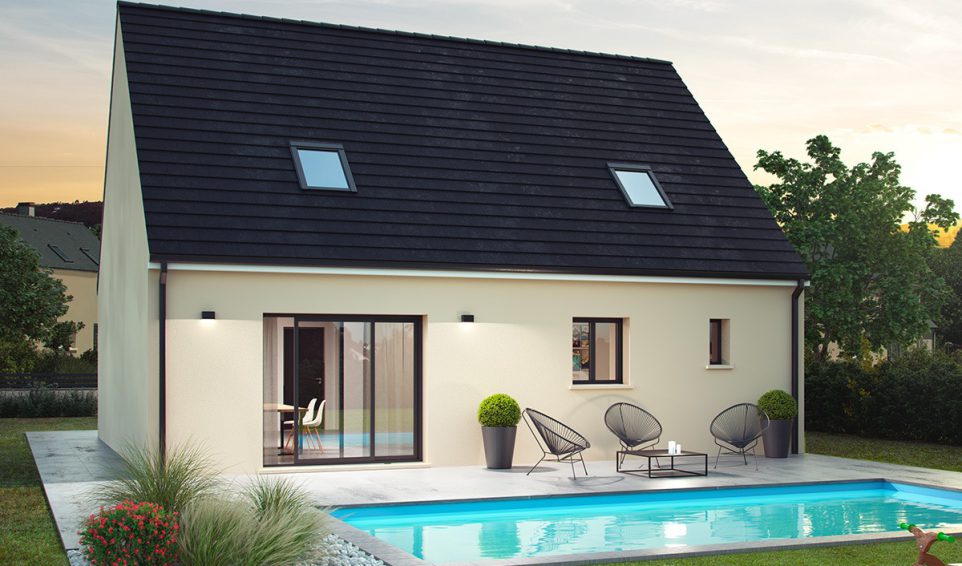 Modèle opaline 87 ou 108 m² avec garage par Alpha constructions