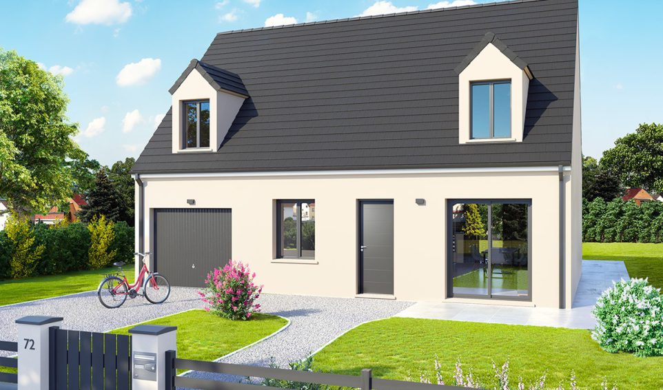 Modèle opaline 87 ou 108 m² avec garage par Alpha constructions