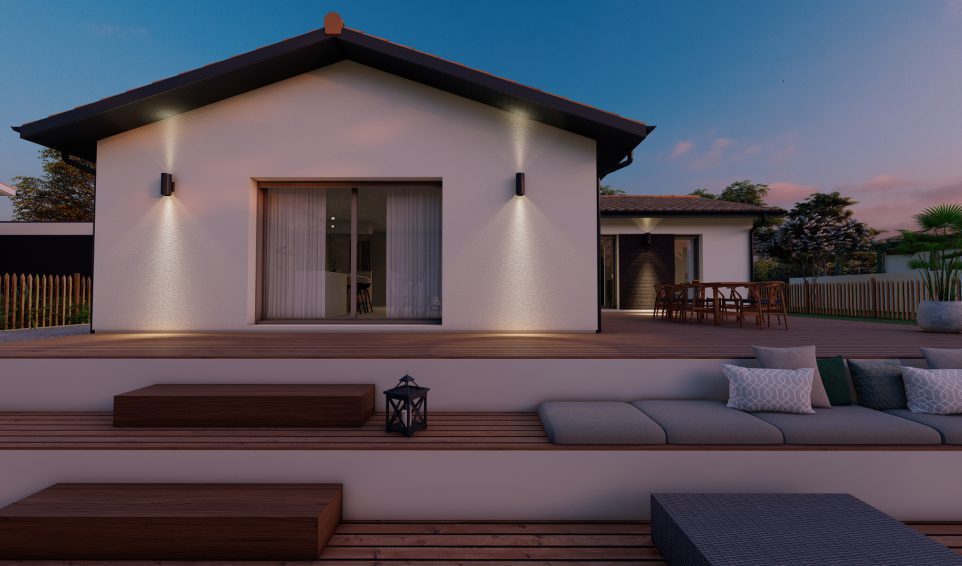 De jour comme de nuit, votre future maison a du style.