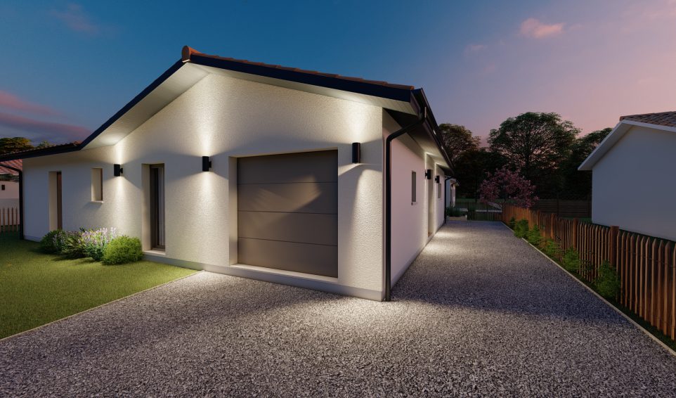 Modèle illiade de 85 m² à 115 m² avec ou sans garage par Alpha constructions