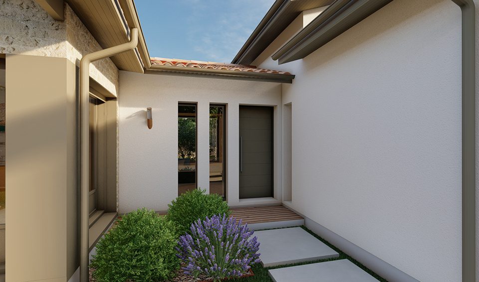Modèle heva 128 m² avec garage à vélo par Alpha constructions