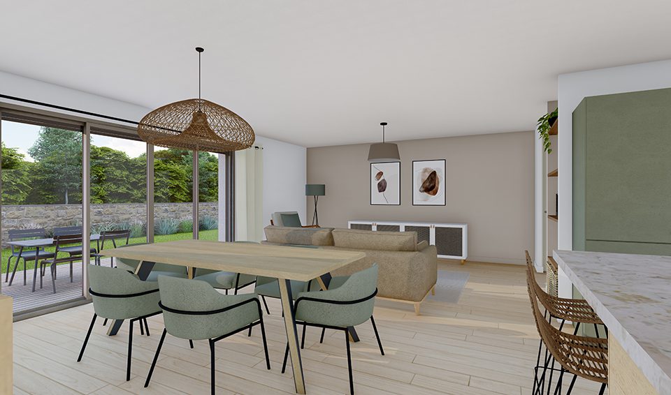 Modèle breva de 70 à 114 m² avec ou sans garage par Alpha constructions