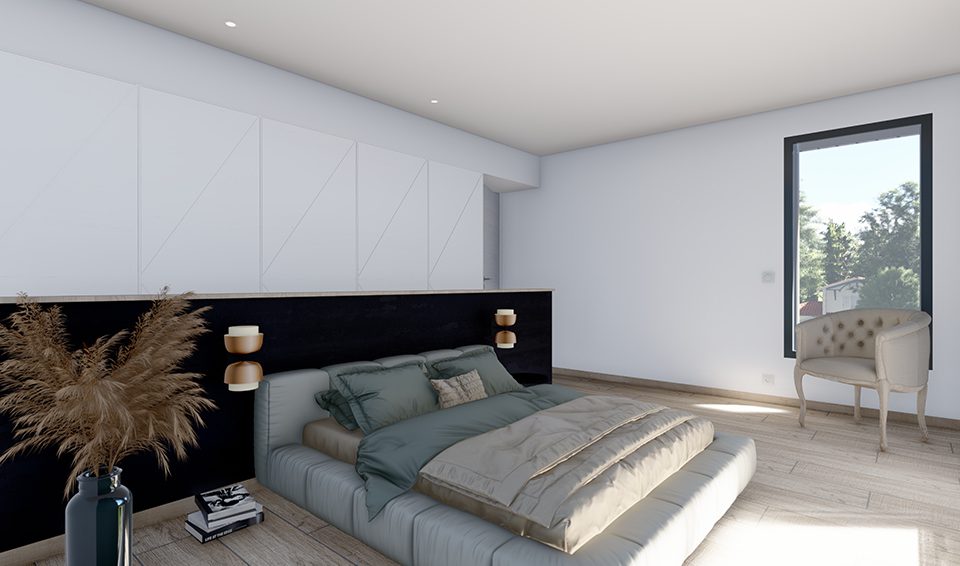 Modèle novea 110 m² avec garage par Alpha constructions