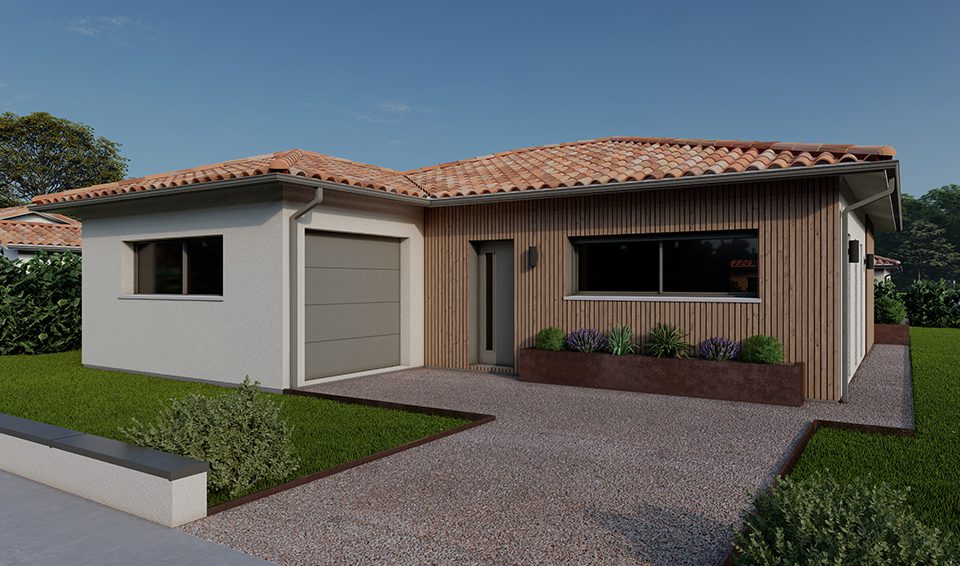 Modèle optica de 60 à 115 m² avec ou sans garage par Alpha constructions