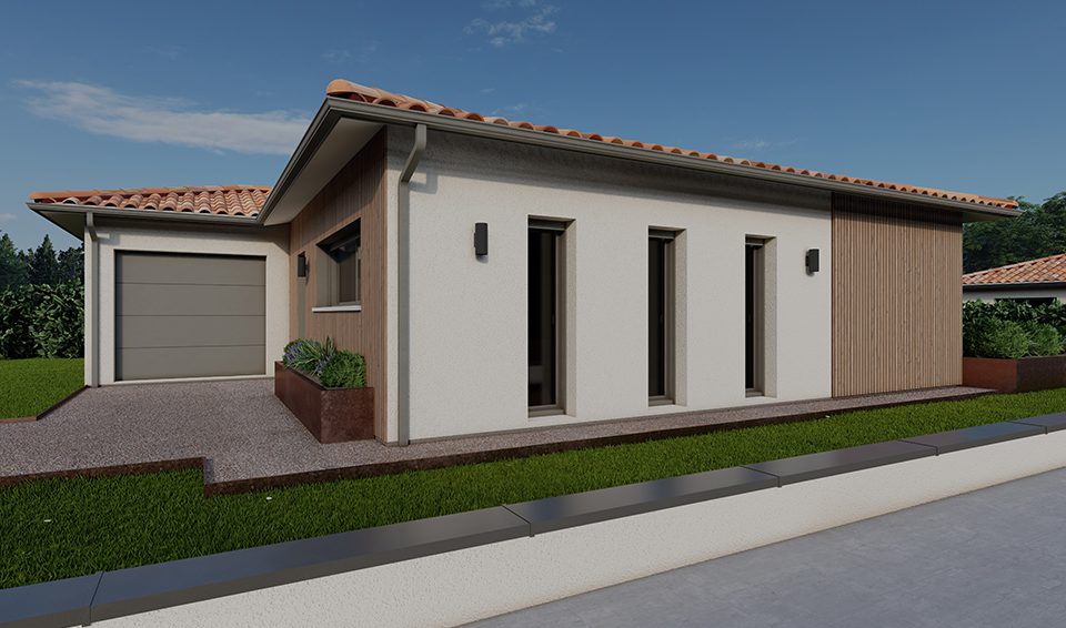 Modèle optica de 60 à 115 m² avec ou sans garage par Alpha constructions