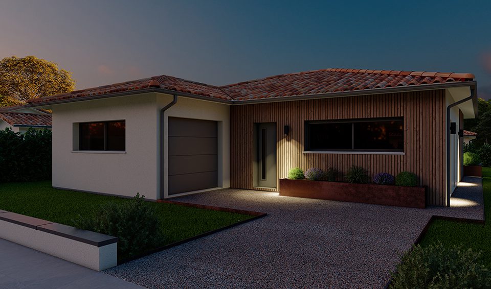 Modèle optica de 60 à 115 m² avec ou sans garage par Alpha constructions