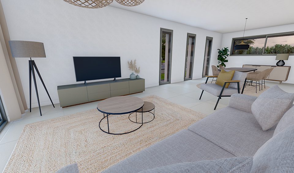 Modèle optica de 60 à 115 m² avec ou sans garage par Alpha constructions