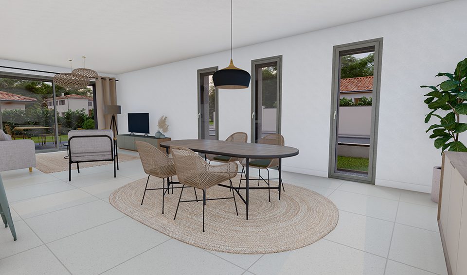 Modèle optica de 60 à 115 m² avec ou sans garage par Alpha constructions