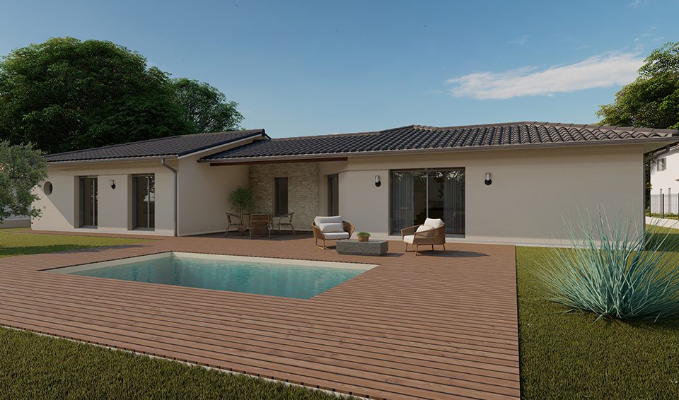 Modèle panama de 93 à 125 m² avec ou sans garage par Alpha constructions