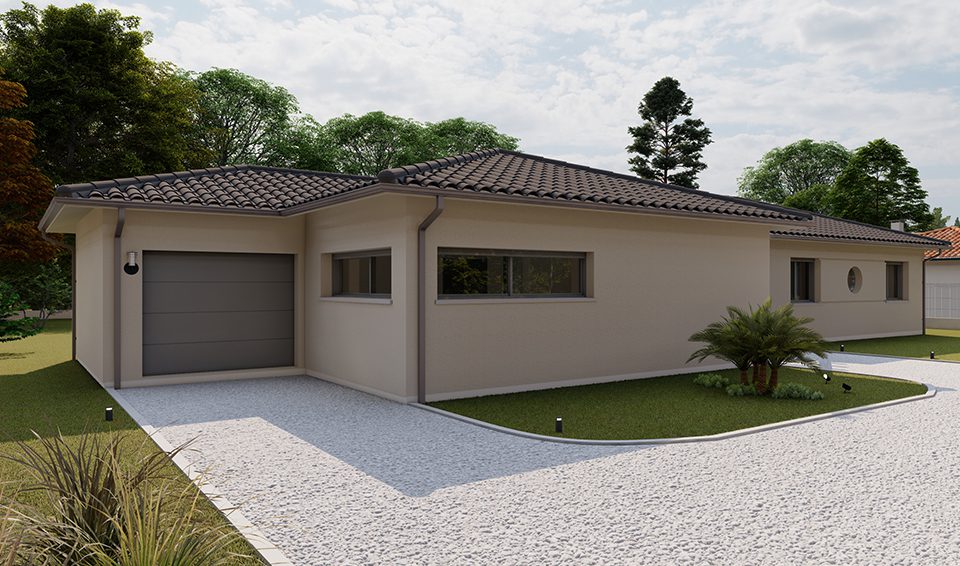 Modèle panama de 93 à 125 m² avec ou sans garage par Alpha constructions