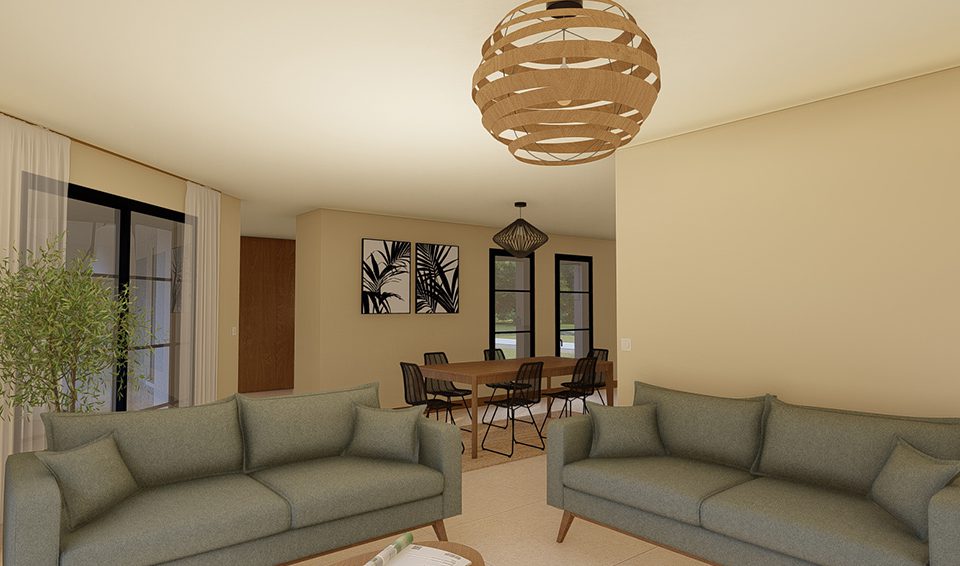 Modèle panama de 93 à 125 m² avec ou sans garage par Alpha constructions