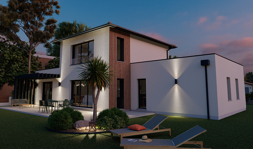 Modèle novea 110 m² avec garage par Alpha constructions