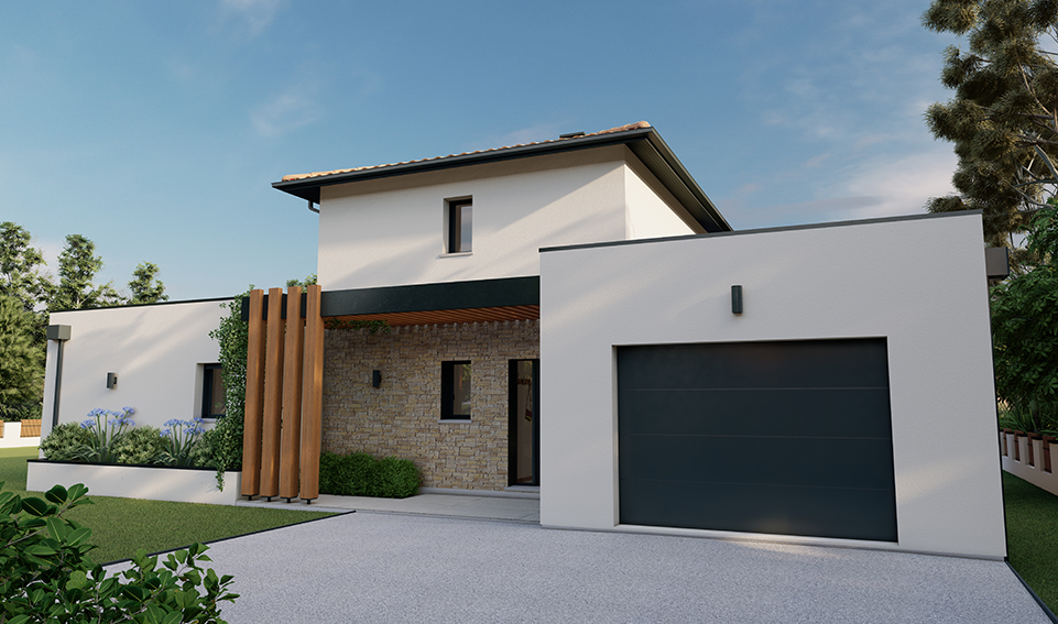 Modèle novea 110 m² avec garage par Alpha constructions