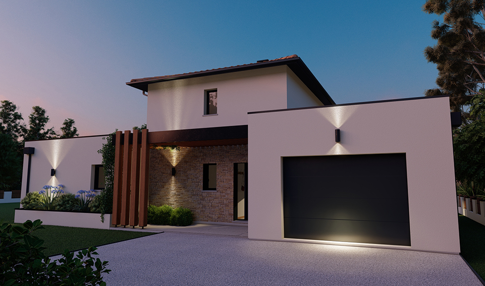 Modèle novea 110 m² avec garage par Alpha constructions