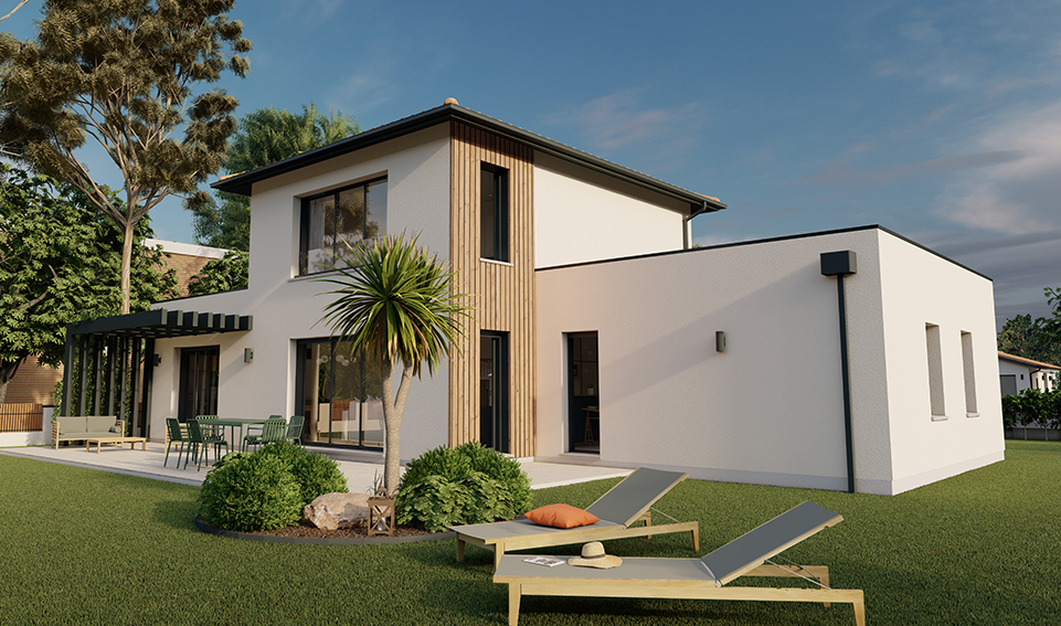 Modèle novea 110 m² avec garage par Alpha constructions