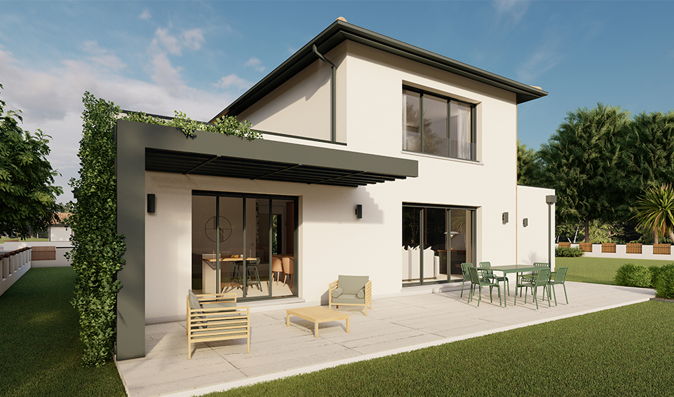 Modèle novea 110 m² avec garage par Alpha constructions