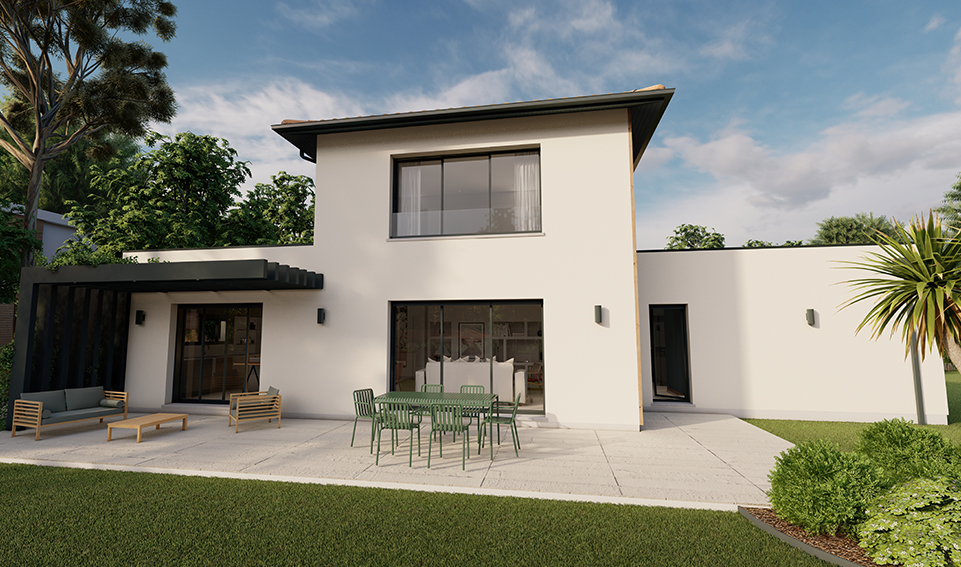 Modèle novea 110 m² avec garage par Alpha constructions