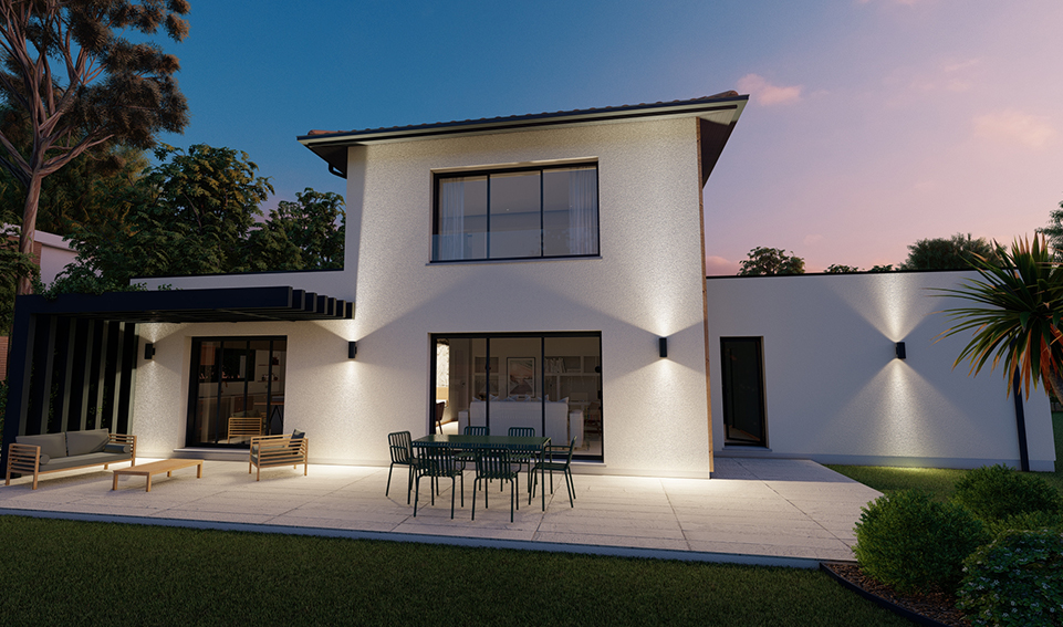 Modèle novea 110 m² avec garage par Alpha constructions