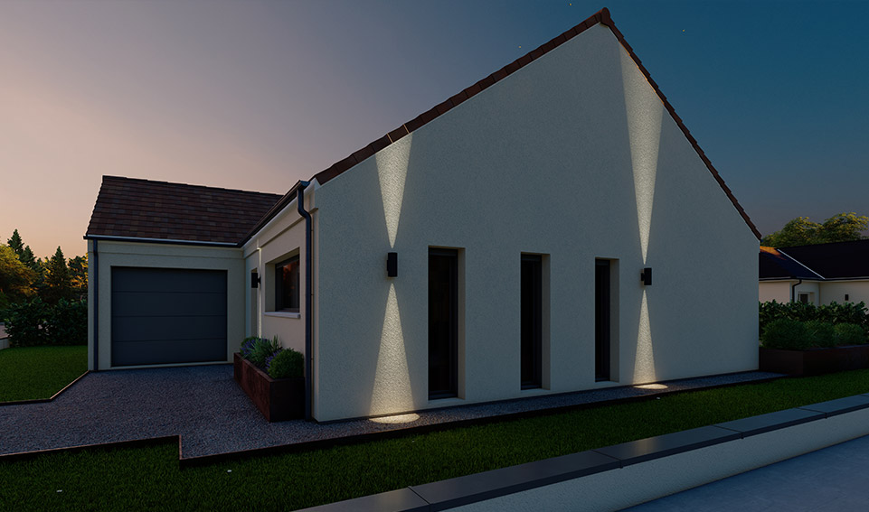 Modèle optica de 60 à 100 m² avec ou sans garage par Alpha constructions
