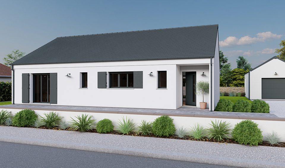 Modèle breva de 70 à 114 m² avec ou sans garage par Alpha constructions