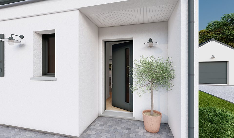 Modèle breva de 70 à 114 m² avec ou sans garage par Alpha constructions