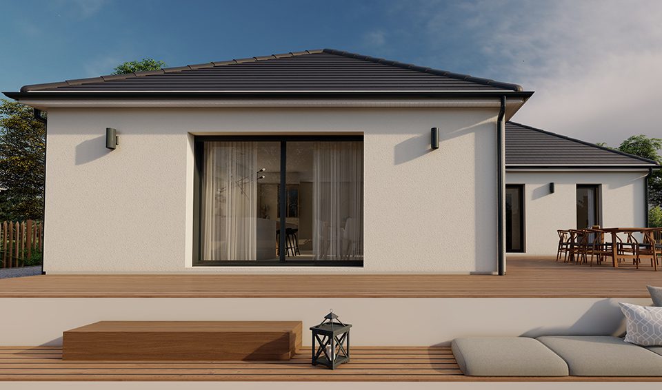 Modèle illiade de 85 m²  à 115 m²  par Alpha constructions