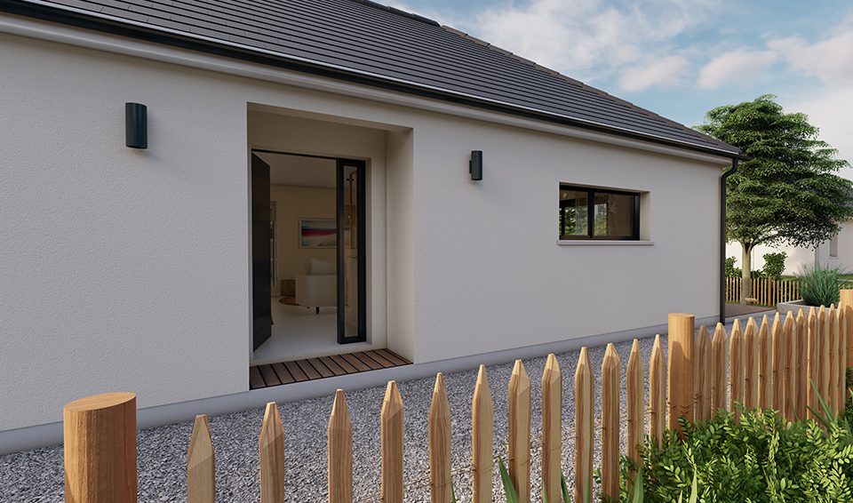 Modèle illiade de 85 m²  à 115 m²  par Alpha constructions