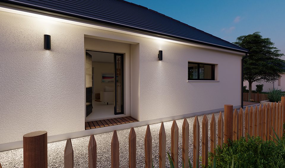 Modèle illiade de 85 m²  à 115 m²  par Alpha constructions