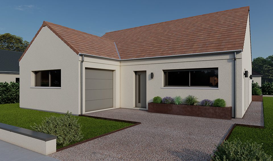 Modèle optica de 60 à 100 m² avec ou sans garage par Alpha constructions