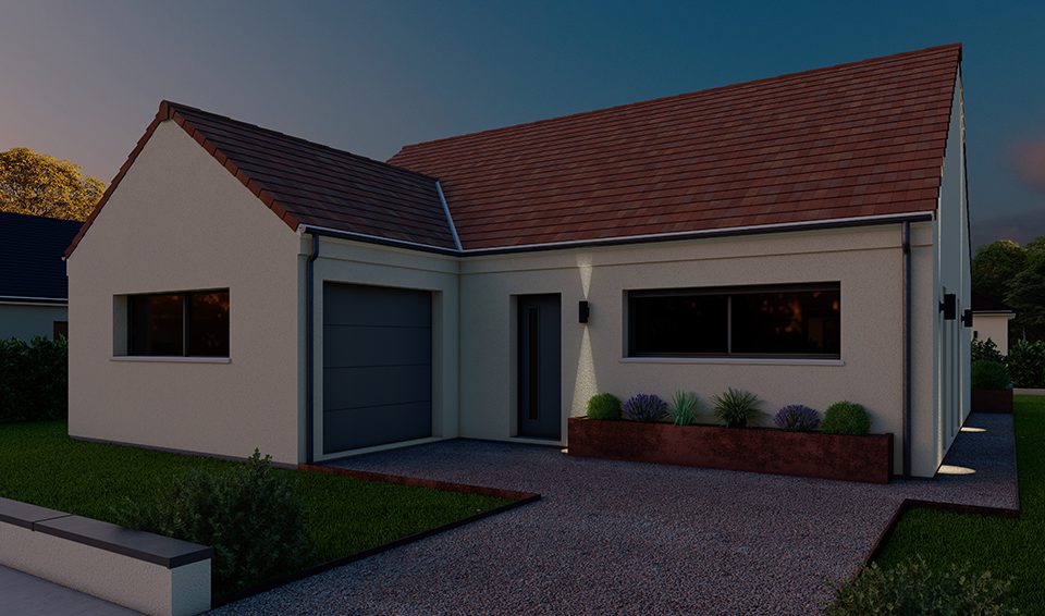 Modèle optica de 60 à 100 m² avec ou sans garage par Alpha constructions