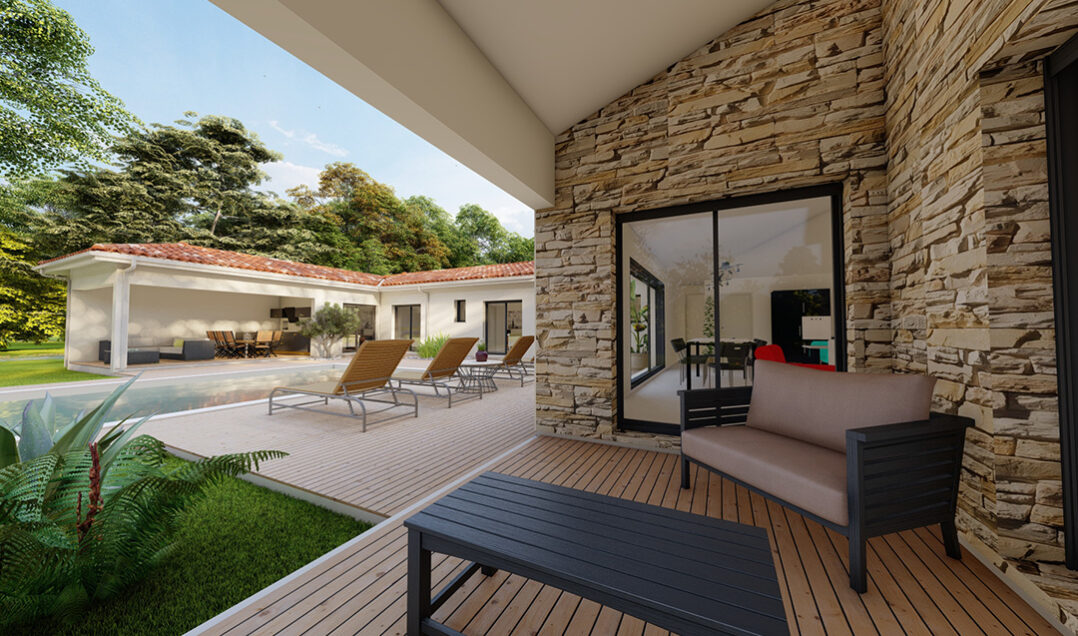 Maison, plain-pied180 m2au Barp