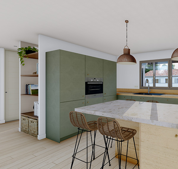 Plan maison rectangle