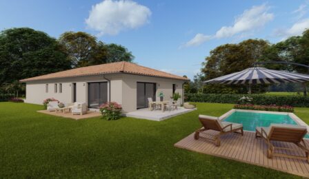 votre maison de 138m2 sur un terrain de 1600m2 sur la commune de Brive-la-Gaillarde au prix de 360000&euro; avec Alpha Constructions
