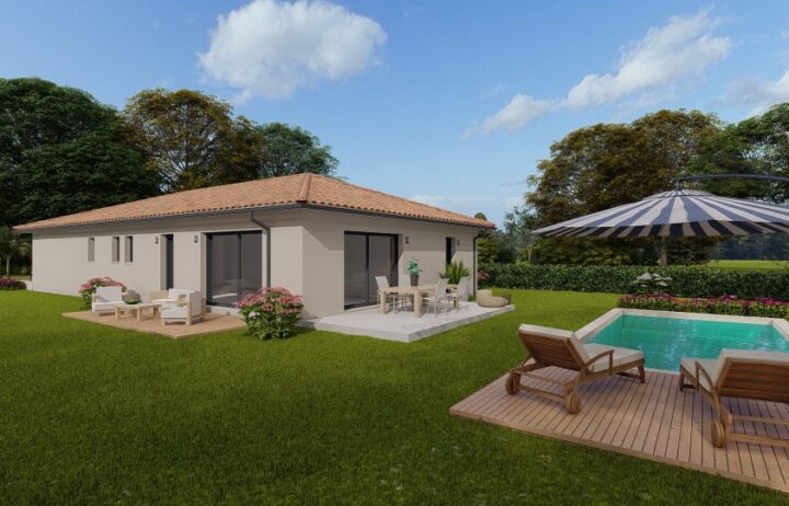 votre maison de 138m2 sur un terrain de 1600m2 sur la commune de Brive-la-Gaillarde au prix de 360000€ avec Alpha Constructions