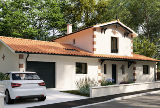 votre maison de 132m2 sur un terrain de 1350m2 sur la commune de Carcans au prix de 595000&euro; avec Alpha Constructions