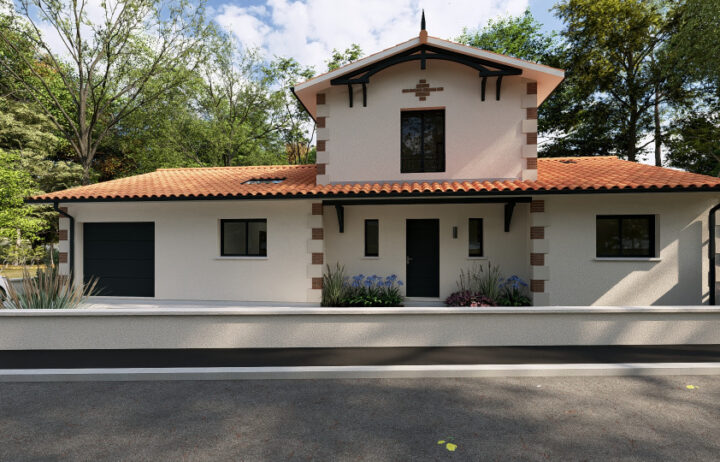 votre maison de 132m2 sur un terrain de 1350m2 sur la commune de Carcans au prix de 595000€ avec Alpha Constructions