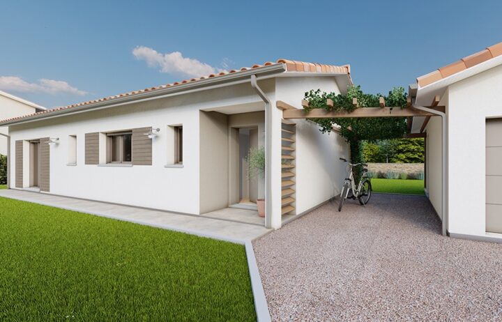 votre maison de 100m2 sur un terrain de 2000m2 sur la commune de Caussade au prix de 252000&euro; avec Alpha Constructions