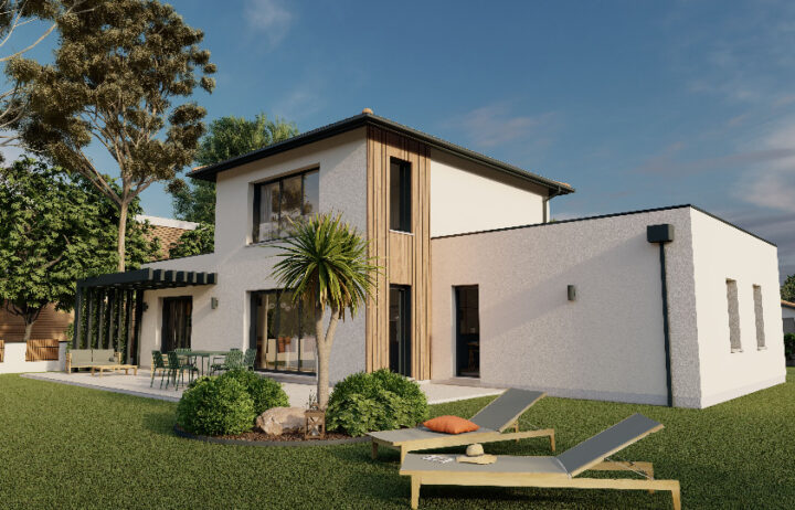 votre maison de 138m2 sur un terrain de 2500m2 sur la commune de Caussade au prix de 444328€ avec Alpha Constructions