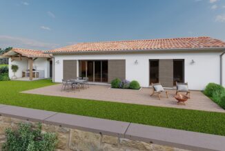 votre maison de 100m2 sur un terrain de 2000m2 sur la commune de Caussade au prix de 252000&euro; avec Alpha Constructions