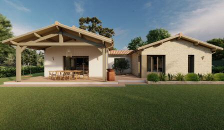 votre maison de 128m2 sur un terrain de 1520m2 sur la commune de Champagnac au prix de 270000&euro; avec Alpha Constructions