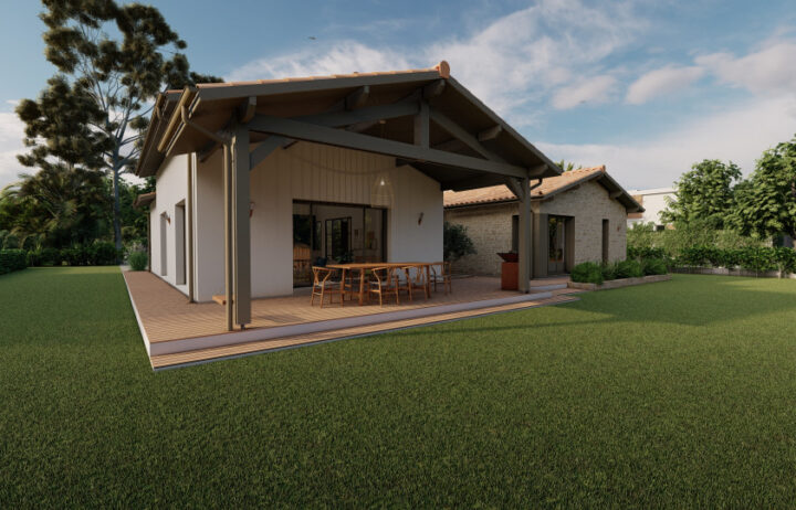 votre maison de 128m2 sur un terrain de 1520m2 sur la commune de Champagnac au prix de 270000&euro; avec Alpha Constructions