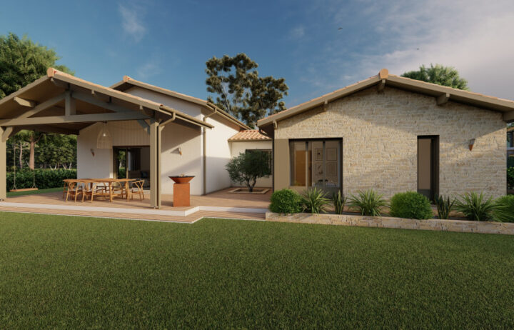 votre maison de 128m2 sur un terrain de 1520m2 sur la commune de Champagnac au prix de 270000&euro; avec Alpha Constructions