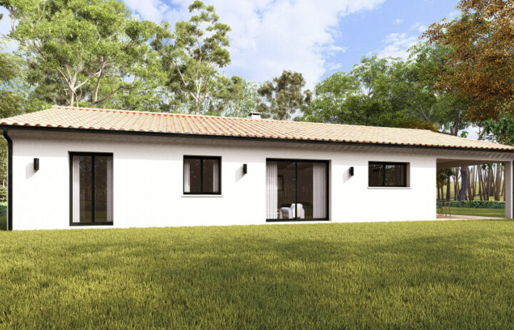 votre maison de 120m2 sur un terrain de 2400m2 sur la commune de Cherves-Richemont au prix de 283000€ avec Alpha Constructions