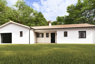 votre maison de 120m2 sur un terrain de 2400m2 sur la commune de Cherves-Richemont au prix de 283000&euro; avec Alpha Constructions